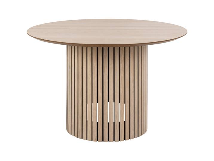 Esstisch rund Sander MDF, Eiche beige Massivholz B 120 T 120 cm