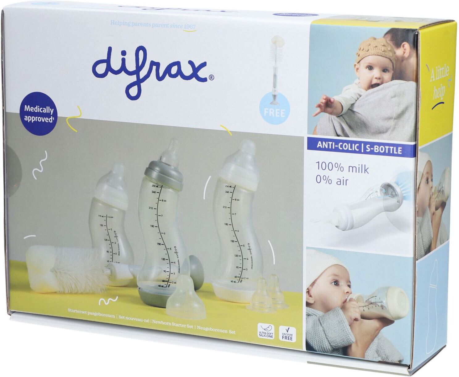 Difrax Startersset Pasgeborenen 1 St Set