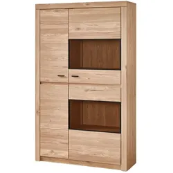 IDEAL Wohnen Highboard Winston Holzoptik Braun Eiche