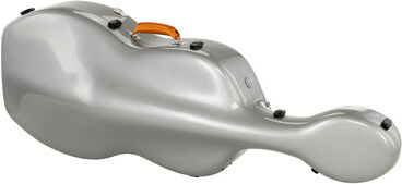 Alpha Case Alpha Carbon Cello Case SM Silver Metallic