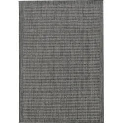 Outdoorteppich Giza Schwarz ca. 80x150cm