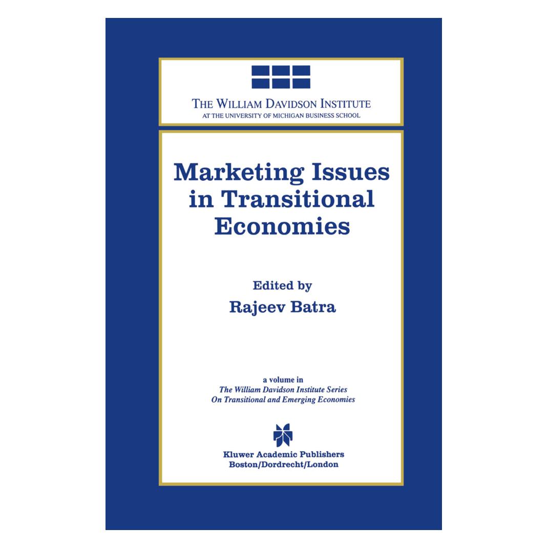 Springer Marketing Issues in Transitional Economies (Englisch, Softcover, Rajeev Batra) (55513540)