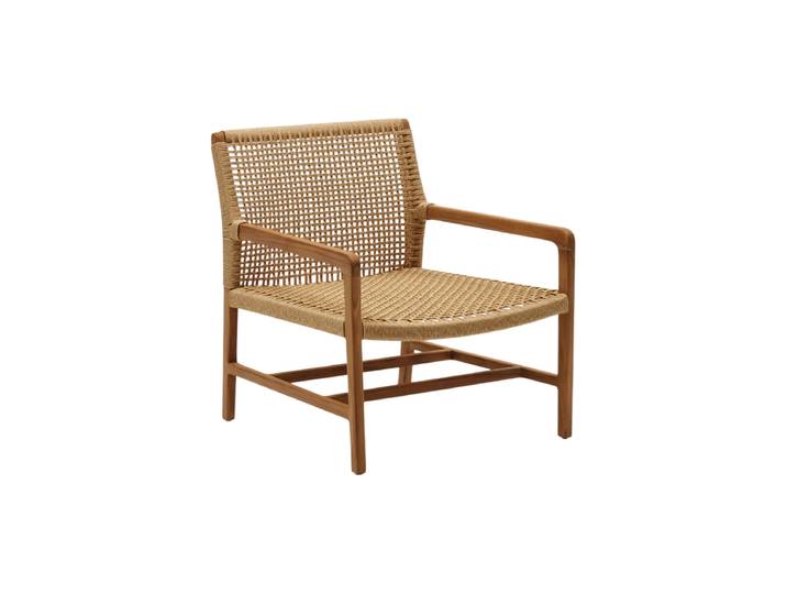 Premium In-/Outdoor Loungesessel „Saballo“ aus massivem Teakholz Natural Kave Home