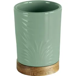 Kleine Wolke Zahnputzbecher Palm Maledivia 7,8 x 11 x 7,8