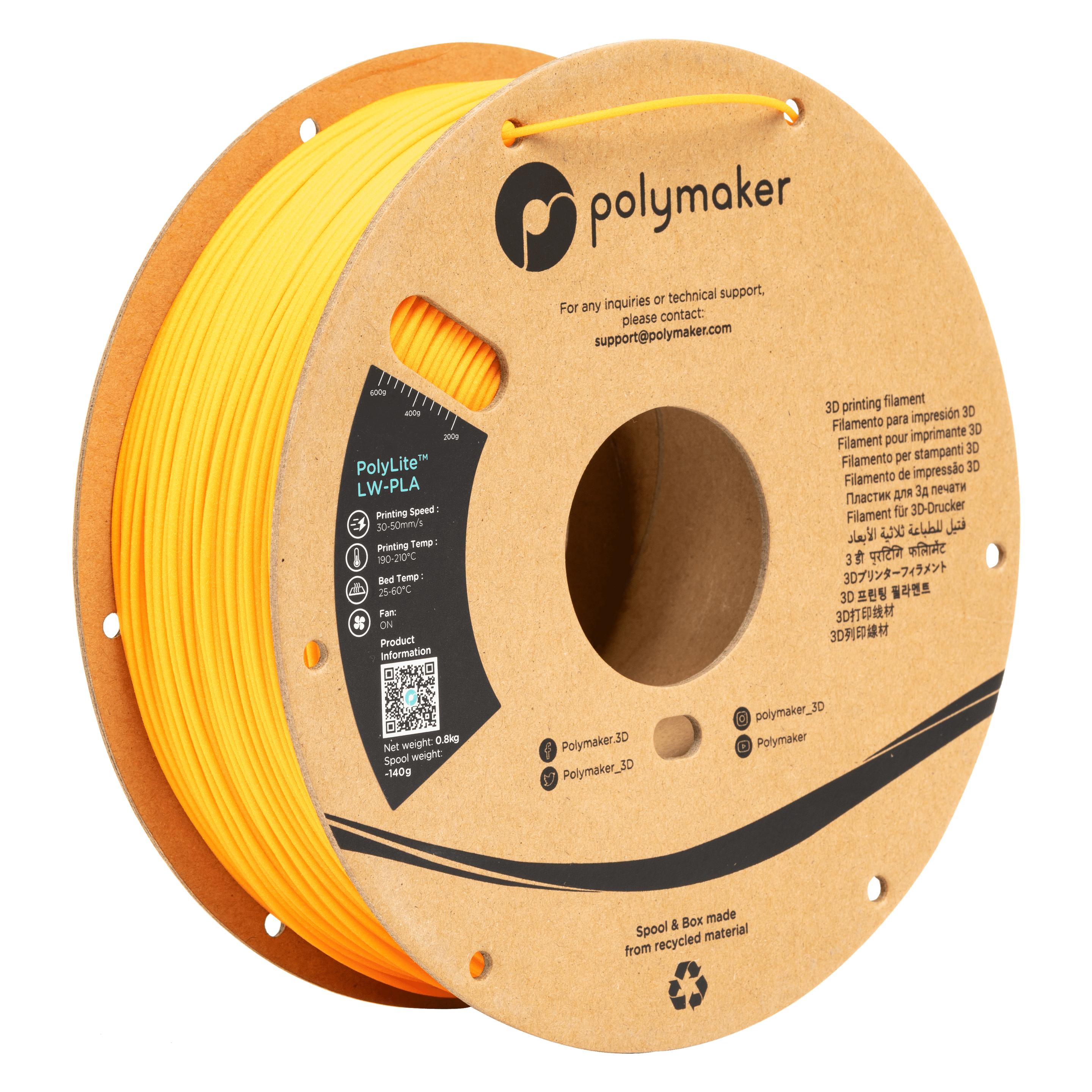Polymaker PolyLite LW-PLA (800 g, 1.75 mm) (PA08007)