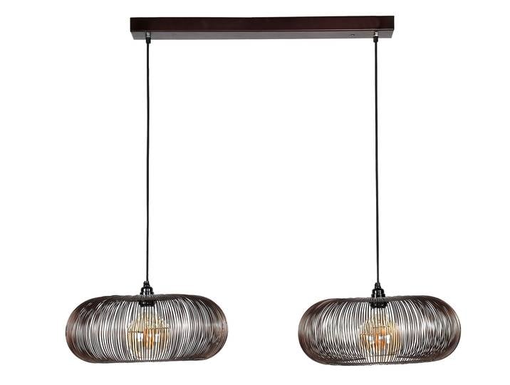 BARAKRO Pendellampe, 2-flammig, Material Metall, Schwarz