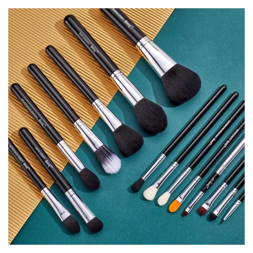 Jessup Pro Makeup Brushes 15 Pieces Cosmetics Make Up Brush Set Powder Foundation Eyeshadow Eyeliner (Set) (22EC94A6927D189D)