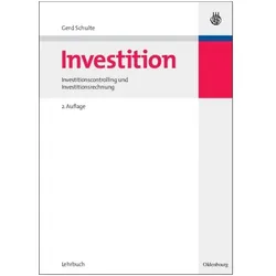 Investition, Fachbücher von Gerd Schulte