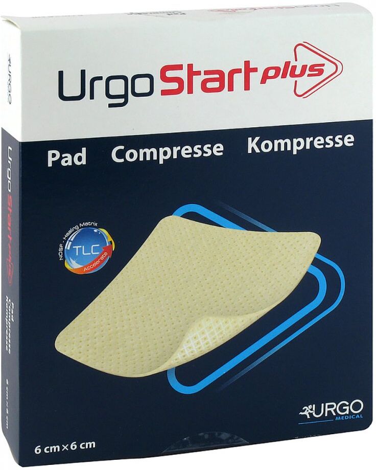 Urgostart Plus Kompresse 6x6 cm