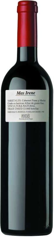 Vino Tinto Mas Irene 2020 D.O. Penedes 75 cl - Parés Baltà