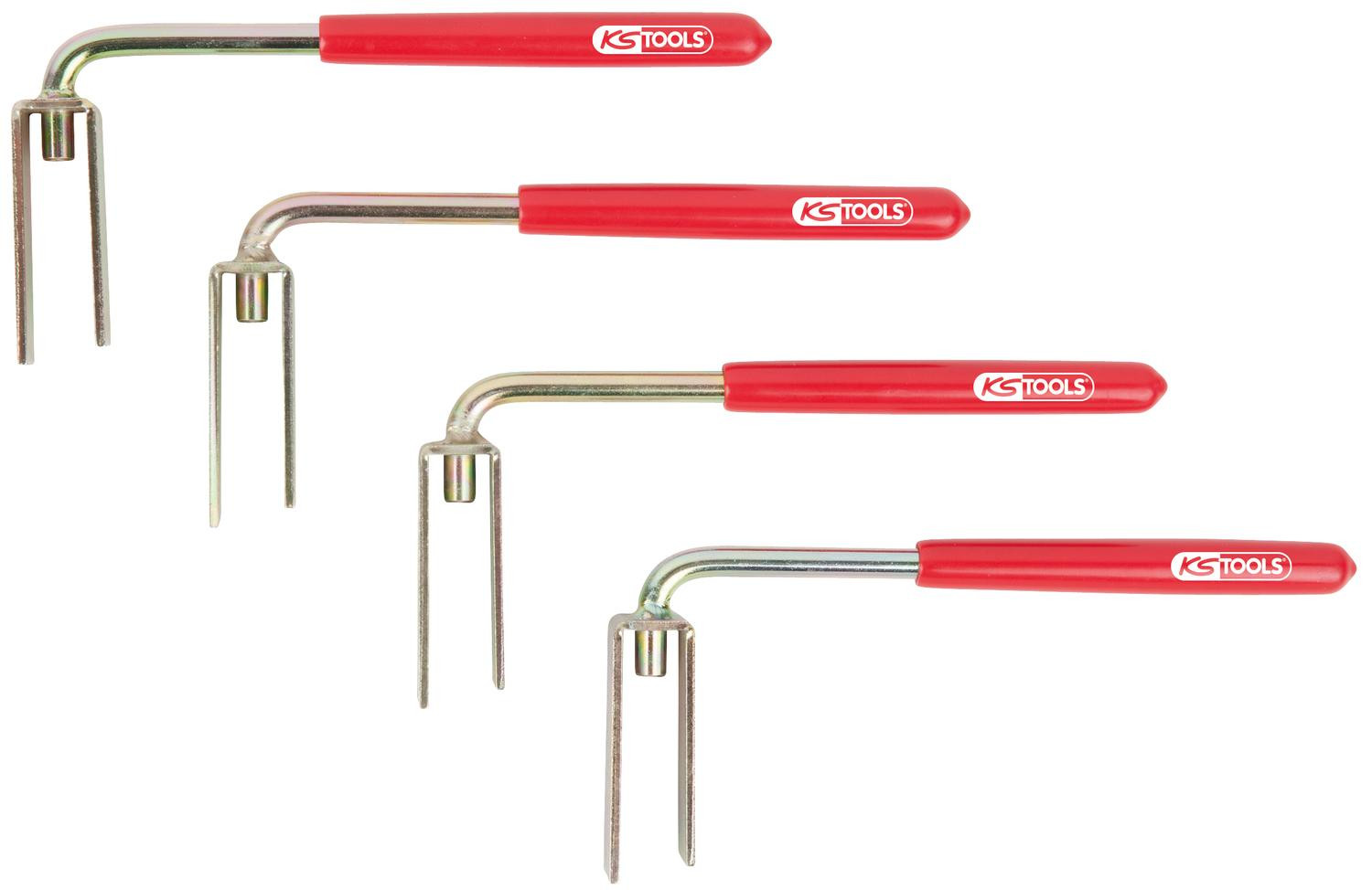 KS Tools Demontageset voor remlichten 150.1691, 135 mm, chroom-vanadiumstaal