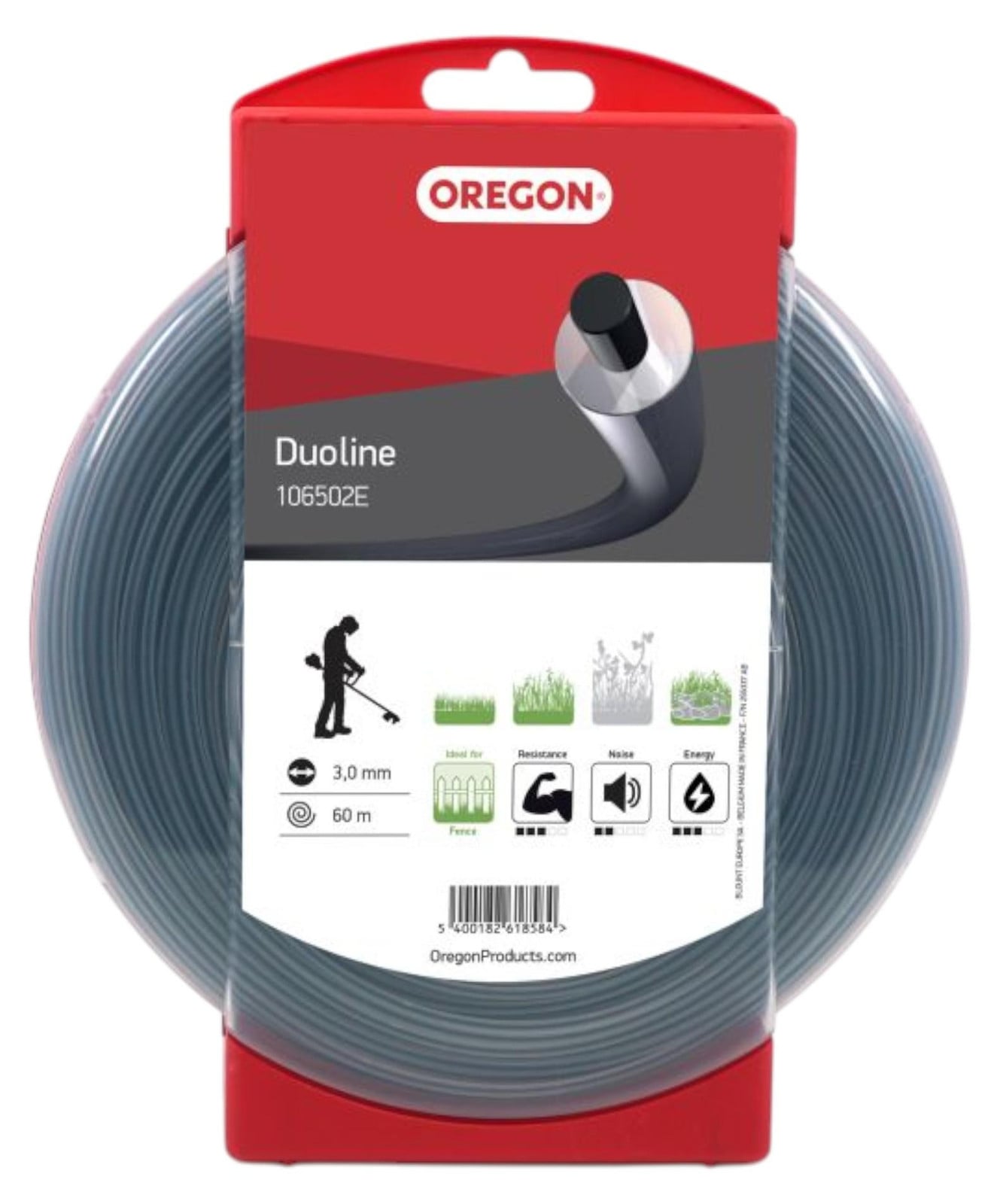Oregon Duoline maaidraad 3,0 mm x 60 meter