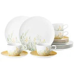 Seltmann Weiden Liberty Meadow Grasses Kaffeeservice 18-teilig Curry