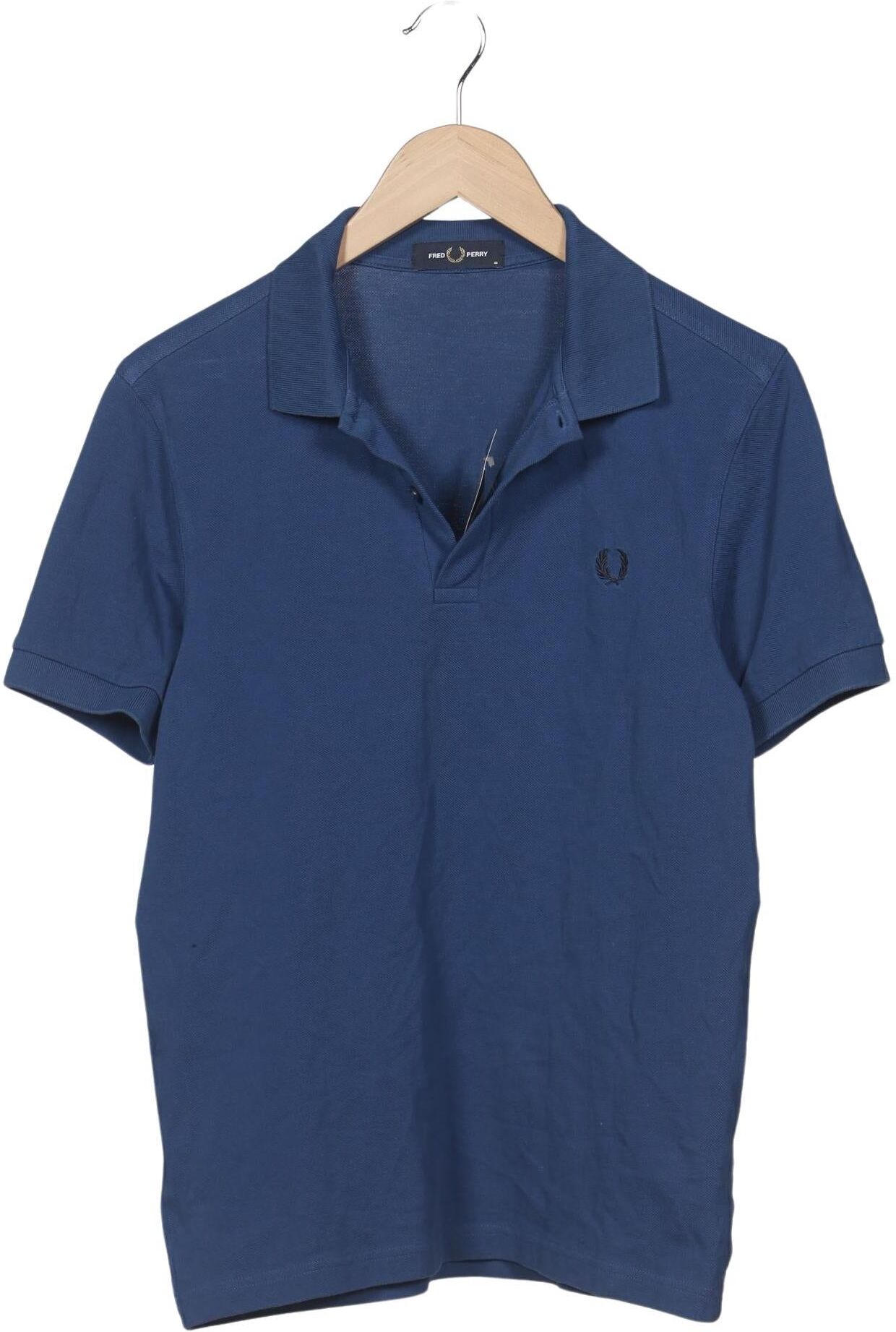 Fred Perry Herren Poloshirt, Marineblau, Gr. M, Baumwolle - Second Hand