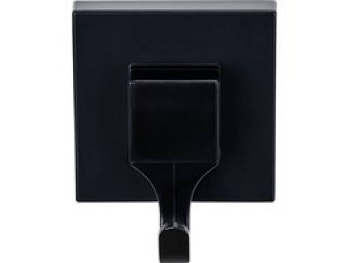 WENKO Accessoire de salle de bain Quadro, noir (crochet mural)