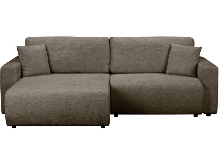 OTTO home Ecksofa TILLIE L-Form, 229 cm - OTTO. Verlässliche Qualität., Schlaffunktion (132/194), Bettkasten, Struktur-Bezug