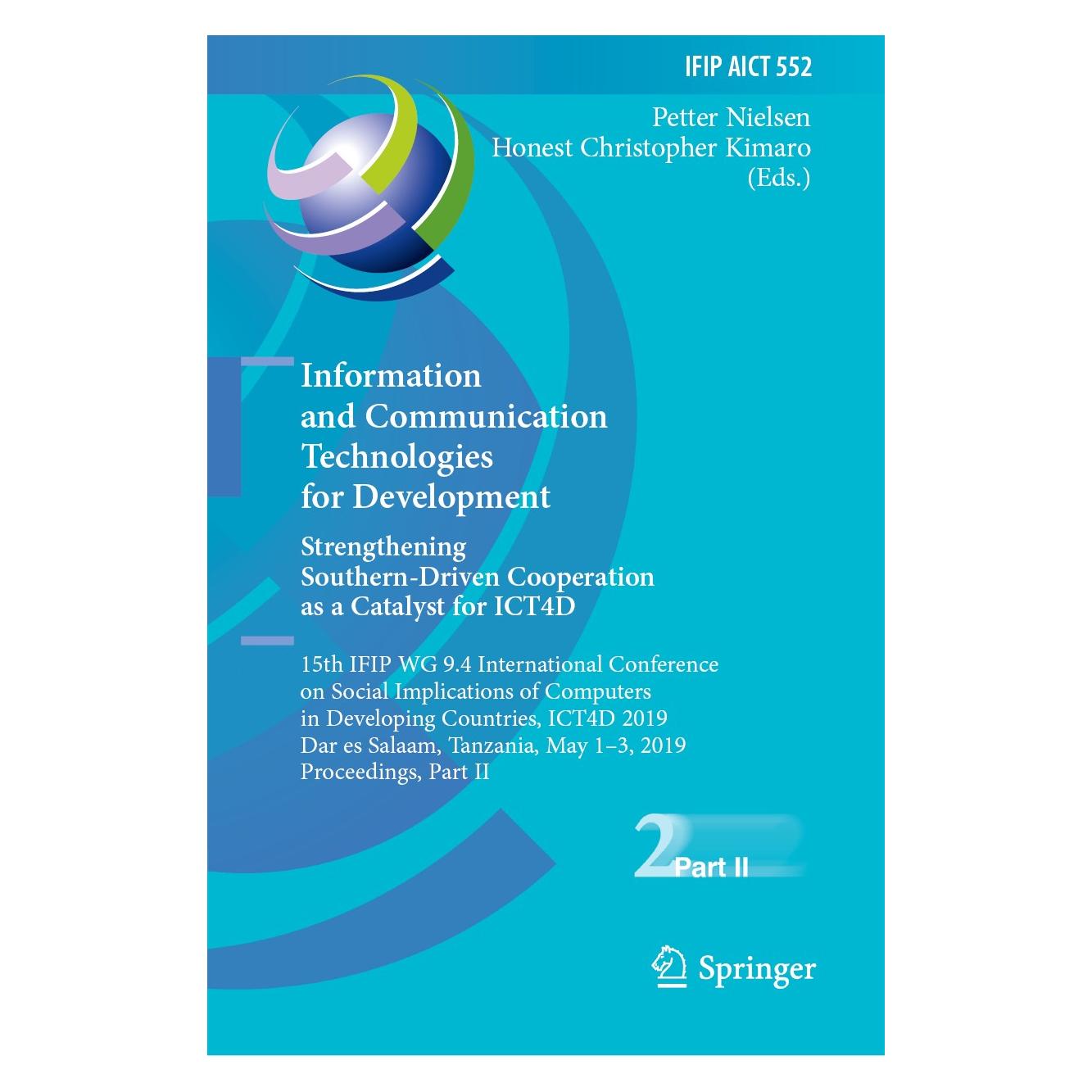 Springer Information and Communication Technolog (Englisch, Hardcover, Honest Christopher Kimaro, Petter Nielsen) (9783030191146)