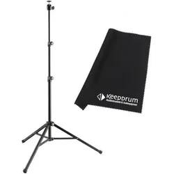 K&M 19784 Dreibein Kamera-Stativ mit Tuch (Kunststoff), Stativ