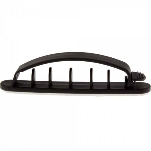 InLine 10er Pack Kabelmanager, mit Klebesockel, 8,5cm, schwarz