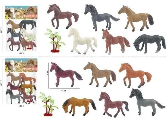 Merkpol Set Paarden