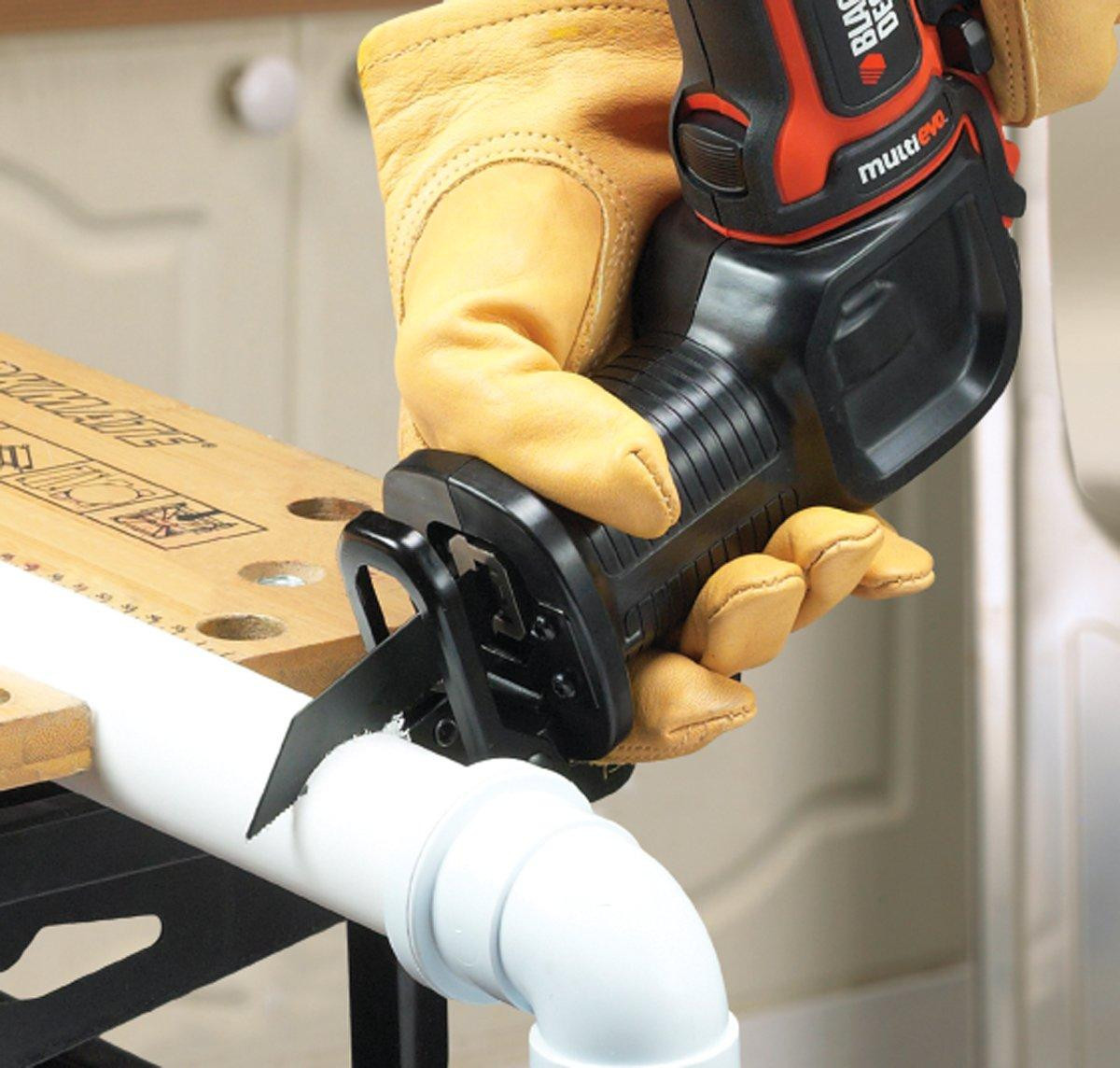 Black+Decker MTRS10 reciprozaag voor metaal, kunststof en hout, 2700 RPM