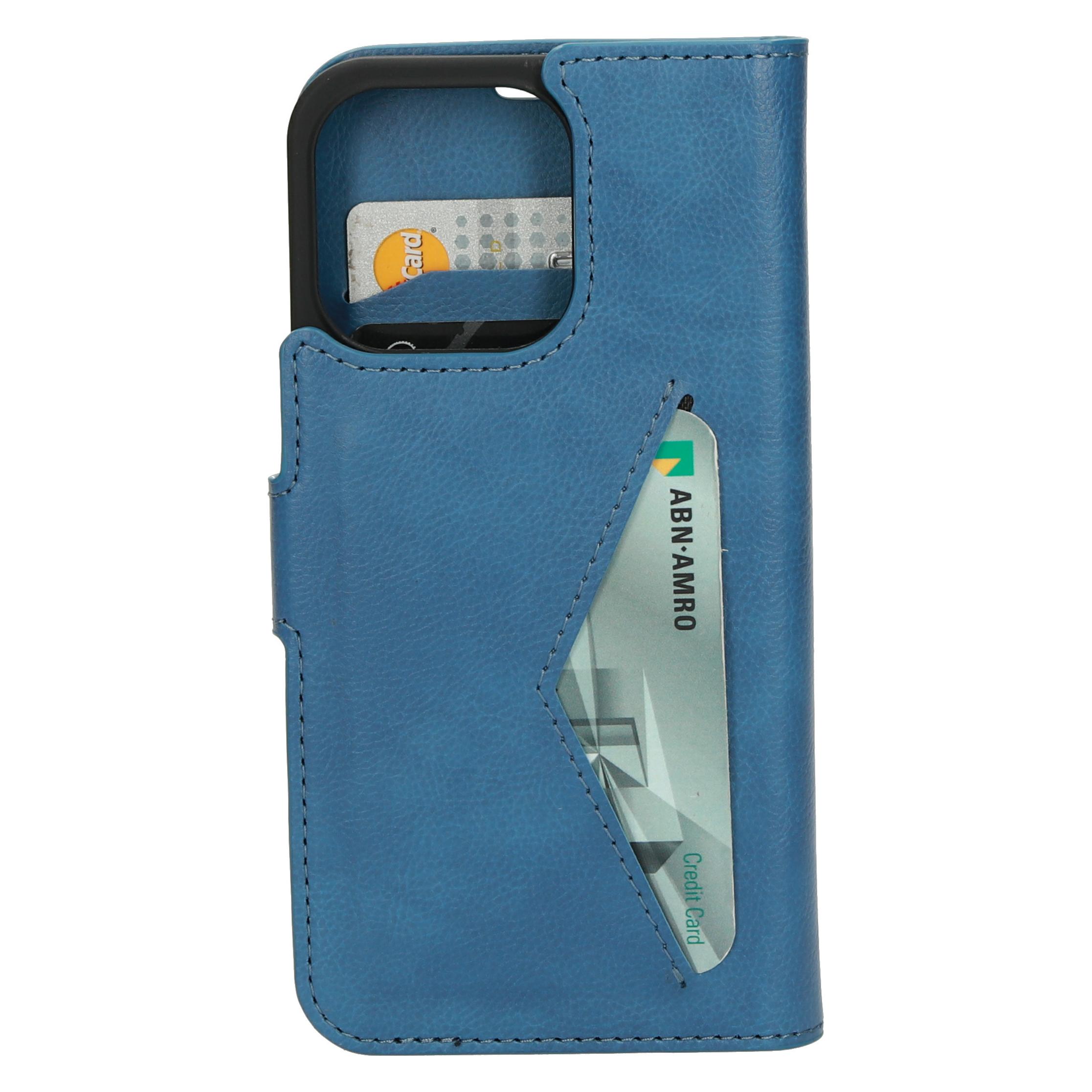 Mobiparts Classic Wallet Case Apple iPhone 13 Pro Steel Blue (Apple iPhone 13 Pro) (MP-118638)