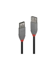 Lindy 5m USB 2.0 Typ A Verlängerungskabel Anthra Line Kabel Digital/Daten 5 m Schwarz (36705)