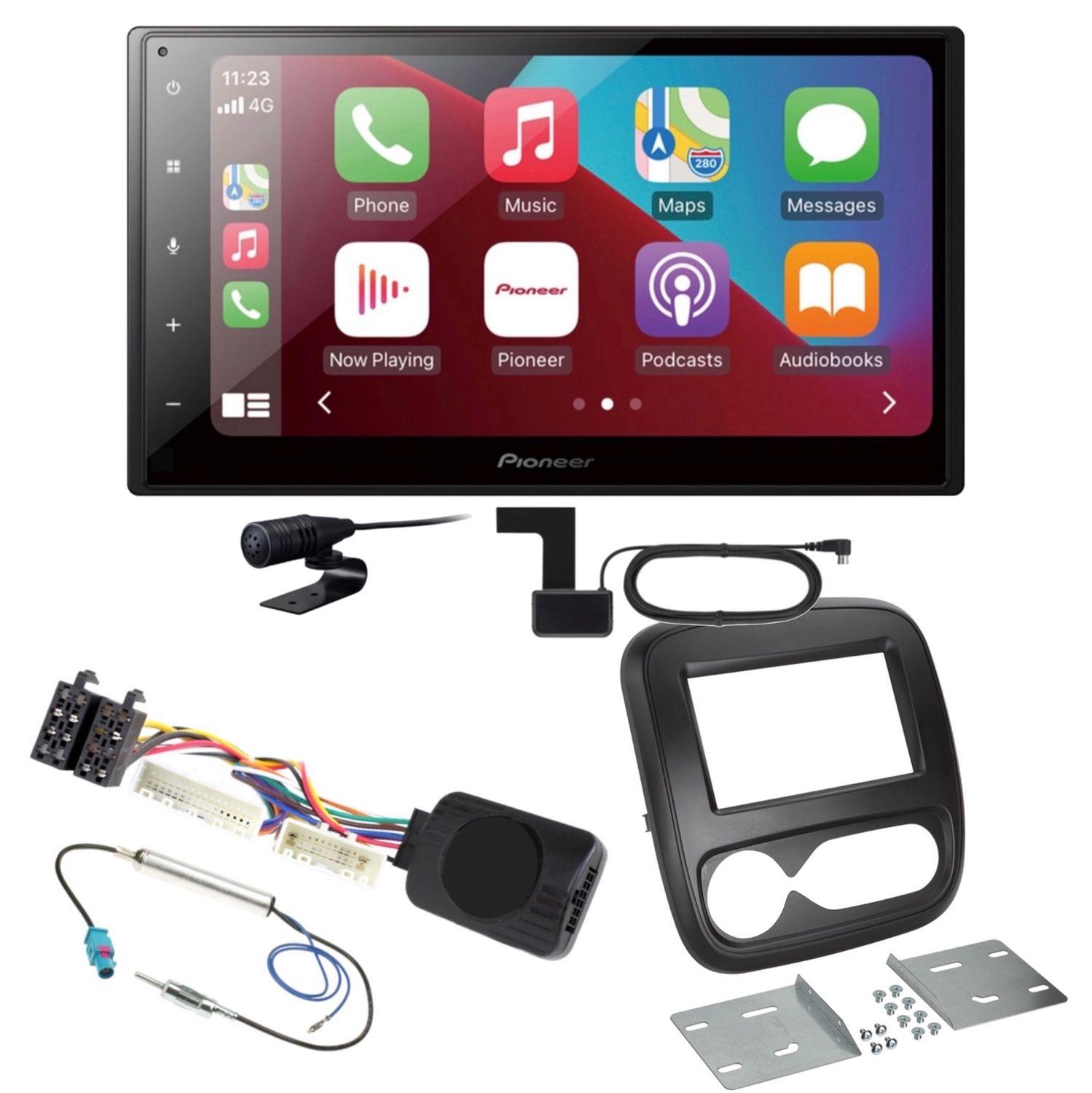 Pioneer SPH-DA160DAB USB DAB+ CarPlay Android Auto Einbauset für Nissan NV300