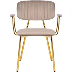 Kayoom Stuhl Cherianne 200 2er-Set Taupe