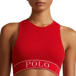 Polo Ralph Lauren BH High Neck Top Rot Small Damen