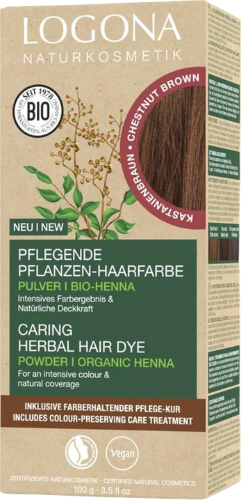 Logona Pflanzlicher Pflanzenfarbstoff Kastanienbraun