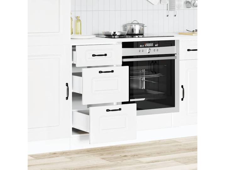 vidaXL Küchenunterschrank Kalmar Weiß Holzwerkstoff