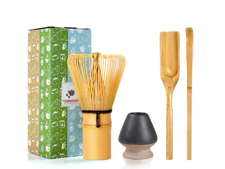 Matcha Zubehör Set Schwarz 4-tlg.