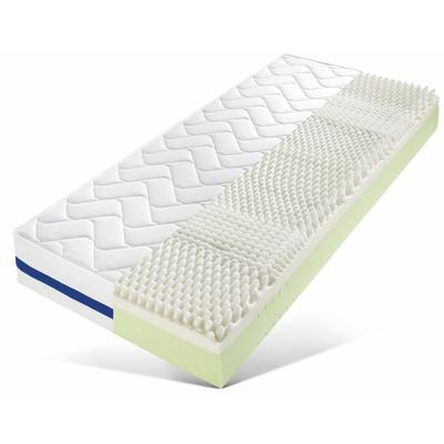 Visco-Matratze BRECKLE "Memory Pur", weiß, B:80cm H:25cm L:200cm, Bezug: 66% Polyester, 34% Viskose. Steppfüllung: 100% Polyester, Matratzen, Optimale Körperanpassung, Matratze in diversen Größen erhältlich