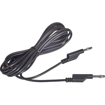 VOLTCRAFT MS5/SW Messleitung Lamellenstecker 4mm Lamellenstecker 4mm 5.00m Schwarz 1St.