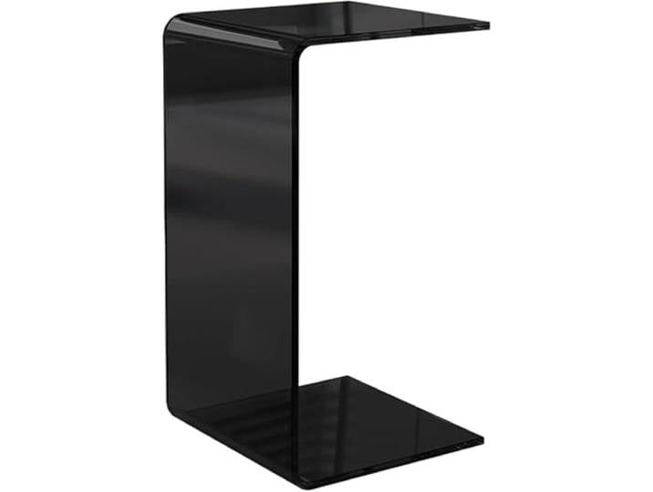 Couchtisch Coffee Table Beistelltisch Transparenter Acryl Kleiner Tisch 3 Größen U-förmiger Modern Kaffeetisch Side Table Living Room Table Couch Tisch Für Kleine Räume Table(Stil 3,30x30x55CM)