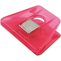 Laurel Briefklemmer Signal 2 70x50mm kristallpink Packung mit 10 Stück