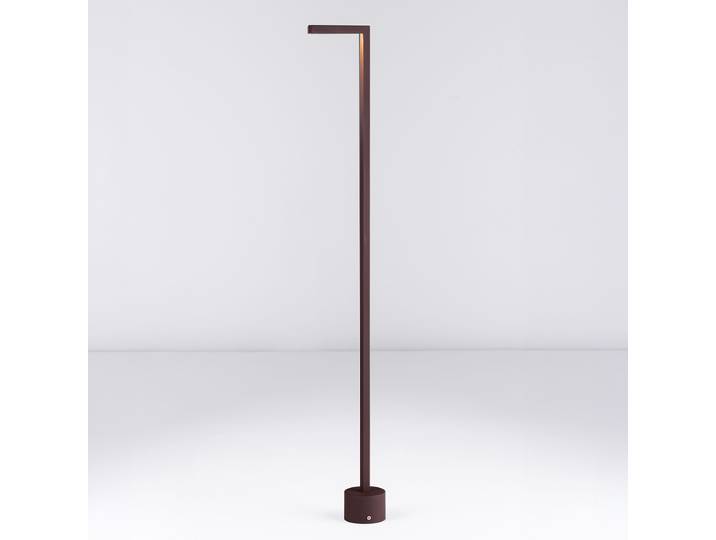 LED-Wegeleuchte 95cm Braun/Braun