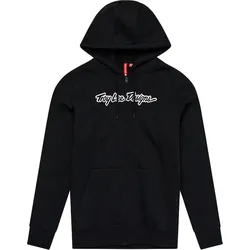 Troy Lee Designs Signature, Kapuzenjacke - Schwarz/Weiß - XL