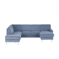 meinSofa Wohnlandschaft Mit verschiedenen Funktionen verfügbar Jana ¦ blau ¦ Maße (cm): B: 309 H: 87 T: 235.0