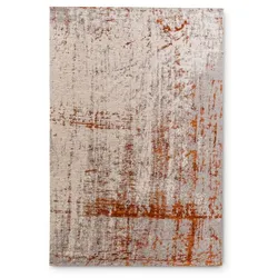 Vintage Teppich Scroom 80 x 150 cm Mischgewebe Orange Terrakotta