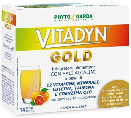 Vitadyn Phyto Garda Gold Integratore Vitamine e Minerali 14 Bustine