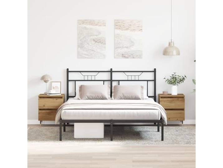 HEFZGDB Nachttische 2 STK. Artisan Eiche 40x35x50 cm Holzwerkstoff mit Schubladen, modernes Design für funktionalen Stauraum und einfache Montage