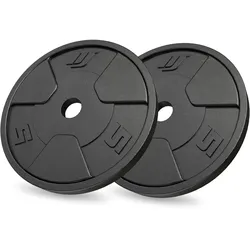 Set aus Gusseisen-Gewichtsscheiben 2 × 5 kg – Marbo Sport