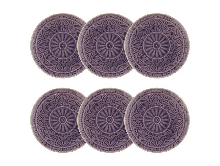 Teller SUMATRA 6er-Set Ø 21cm Violett/Violett