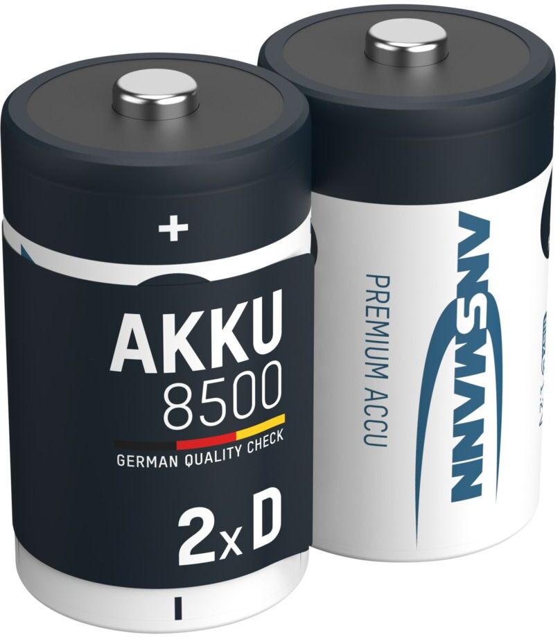 Ansmann Max-E D HR20 8500mAh Pre-Charged Rechargeable Batteries   2 Pack