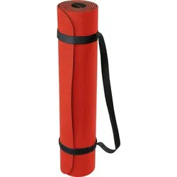 DEUSER Yoga-Matte (TPE) - rot/schwarz, Größe ONE SIZE in Rot Rot