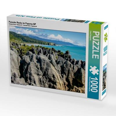 CALVENDO Puzzle Pancake Rocks im Paparoa NP 1000 Teile Puzzle quer | 1000 Teile Lege-Größe 64 × 48 cm Foto-Puzzle für glückliche Stunden