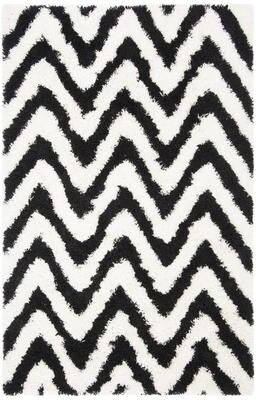 SAFAVIEH Handmade Chevron Shag Karien Rug