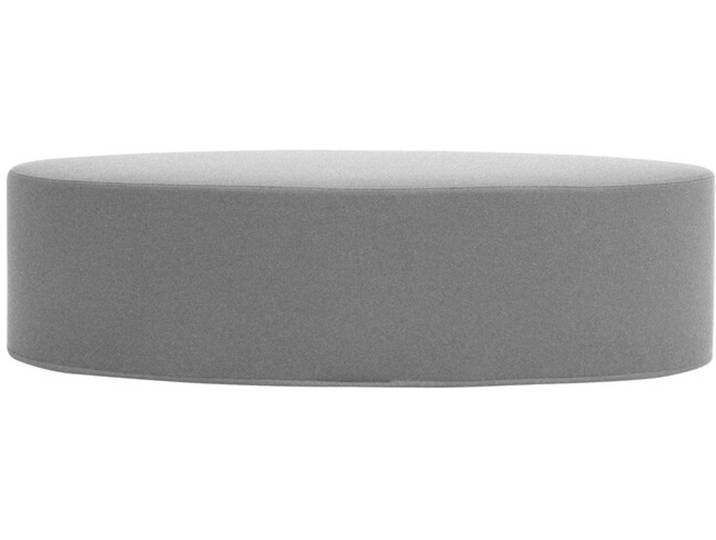 Softline Schemel Bon-Bon grau, Designer busk+hertzog, 120x33x50 cm